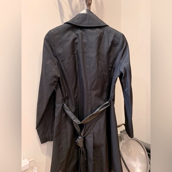 DKNY waterproof classic trench raincoat with belt - Picture 4 of 8